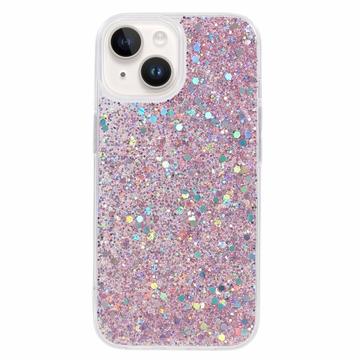 iPhone 14 Glitter Flakes TPU Hülle