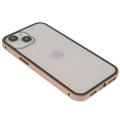 iPhone 14 Magnetisches Cover mit Panzerglas - Gold