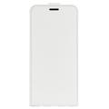 iPhone 14 Max Vertikale Flip Hülle mit Kartensteckplatz - Weiß