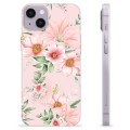 iPhone 14 Plus TPU Hülle - Aquarell Blumen