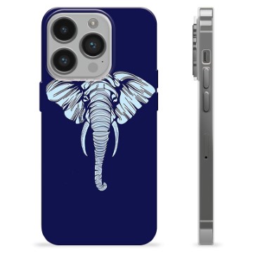 iPhone 14 Pro TPU Hülle - Elefant