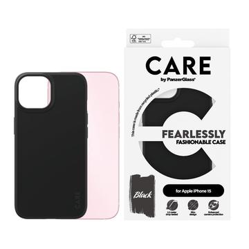 iPhone 15 PanzerGlass Care Fearlessly Fashionable Hülle - Schwarz