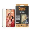 iPhone 15 PanzerGlass EyeCare Ultra-Wide Fit EasyAligner Panzerglas - schwarzer Rand