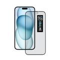 iPhone 15 Plus/16 Plus Obal:Me Datenschutz 5D Panzerglas - 9H - Schwarzer Rand