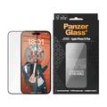 iPhone 15 Plus PanzerGlass Ceramic Schutz Ultra-Wide Fit EasyAligner Displayschutzfolie - 9H - Schwarzer Rand