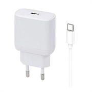 iPhone 15 / Plus / Pro / Max Beline PD 3.0 USB-C GaN Ladegerät - 30W - Weiß