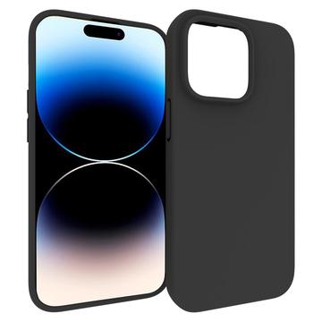 iPhone 15 Pro Anti-Fingerabdrücke Matte TPU Hülle - Schwarz