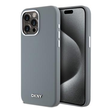 iPhone 15 Pro Max DKNY Liquid Silicone Metal Logo Case - Magsafe kompatibel