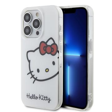 iPhone 15 Pro Max Hello Kitty IML Kitty-Kopf-Hülle - Weiß