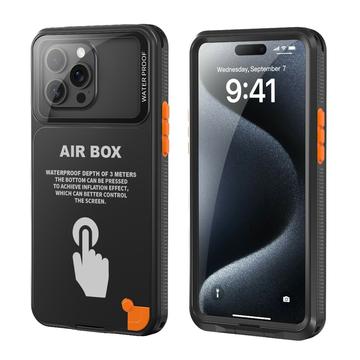 iPhone 15 Pro Max ShellBox Air Box Wasserdichte Tasche - Schwarz