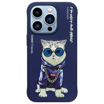 iPhone 15 Pro Nimmy Friends Glasses Cool Katze Hülle