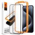 iPhone 15 Pro Spigen ALM Glas.tR Panzerglas - 9H - 2 Stk.