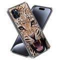 iPhone 15 Pro Stylish Ultra-Slim TPU Hülle - Leopard