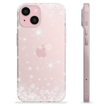 iPhone 15 TPU Hülle - Schneeflocken