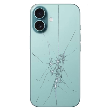 iPhone 16 Rückseiten-Cover Reparatur - nur Glas - Teal