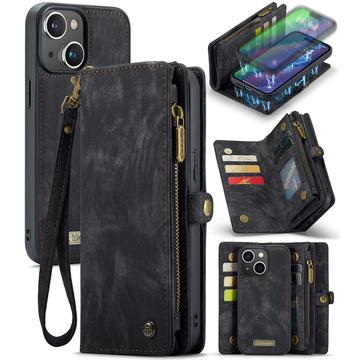 iPhone 16 Caseme 008 2-in-1 Multifunktions Wallet Hülle - Preto