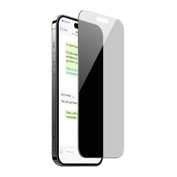 iPhone 16 Plus/15 Plus Puro Privatsphäre Panzerglas 9H - Anti-Spionage