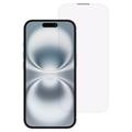 iPhone 16 Plus Lila Licht Panzerglas mit Staubdichtem Mesh - Klar