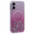 iPhone 16 Plus Sparkle Glow MagSafe Hülle - Rosa