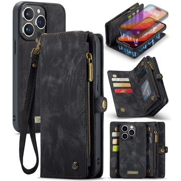 iPhone 16 Pro Caseme 008 2-in-1 Multifunktions Wallet Hülle - Preto