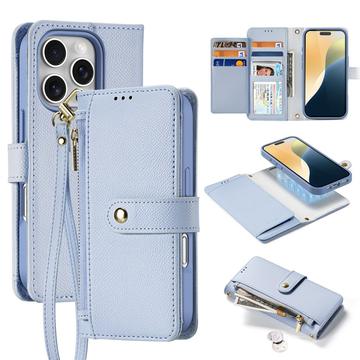 iPhone 16 Pro Dux Ducis Lawa Brieftaschen-Lederhülle mit Magnetabdeckung