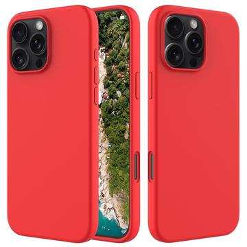 iPhone 16 Pro Max Liquid Silikonhülle - Rot