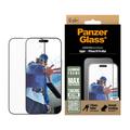 iPhone 16 Pro Max PanzerGlass Aluminum Frame Ultra-Wide Fit Panzerglas - 9H - Schwarzer Rand