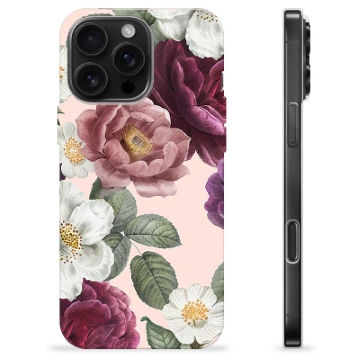 iPhone 16 Pro Max TPU Hülle - Romantische Blumen