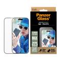 iPhone 16 Pro PanzerGlass Aluminum Frame Ultra-Wide Fit Panzerglas - 9H - Schwarzer Rand