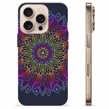 iPhone 16 Pro TPU Hülle - Buntes Mandala