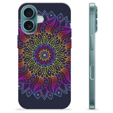 iPhone 16 TPU Hülle - Buntes Mandala