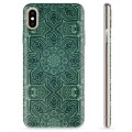 iPhone X / iPhone XS TPU Hülle - Grünes Mandala