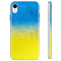 iPhone XR TPU Hülle Ukrainische Flagge - Zweifarbig