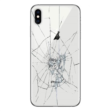 iPhone XS Rückseiten-Cover Reparatur - nur Glas - Weiß