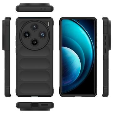 vivo X100 Pro Rugged Serie TPU Hülle - Schwarz