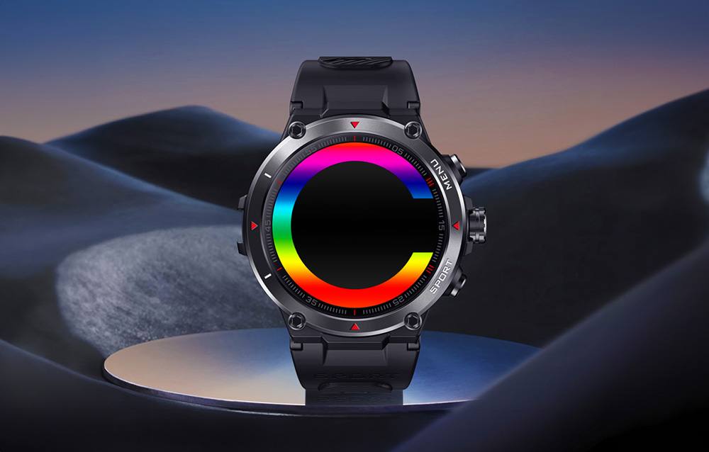 Zeblaze Stratos 2 Wasserdichte Smartwatch - Schwarz